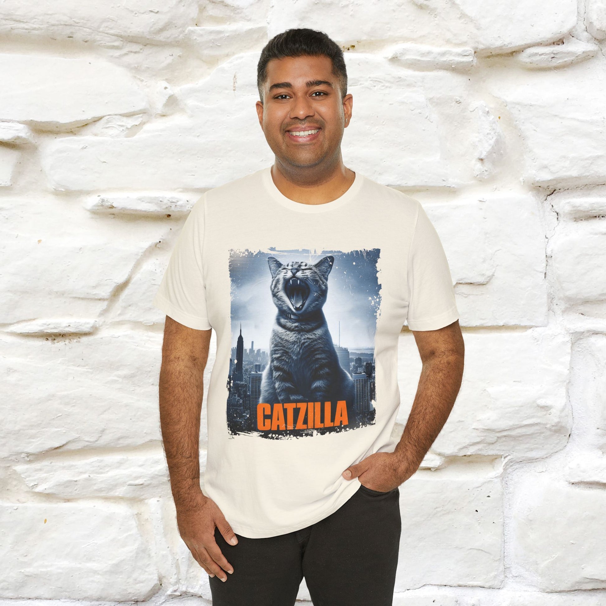 Catzilla T-Shirt | Cat T-Shirt | Nunu&Miao Studio - Nunu&Miao Studio