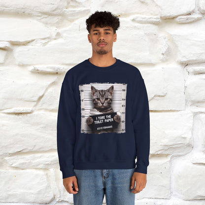 "I Tore The Toilet Paper.'' |Cat Sweatshirt | Nunu&Miao Studio