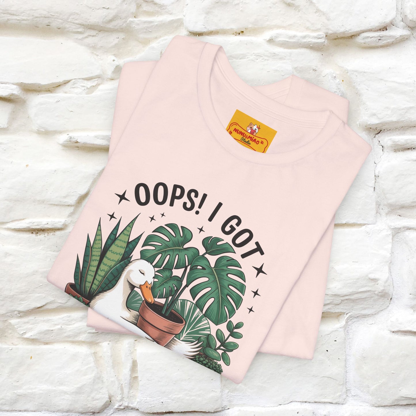 "Oops! I Got Another Plant" Plant T-shirt |Nunu&Miao Studio - Nunu&Miao Studio