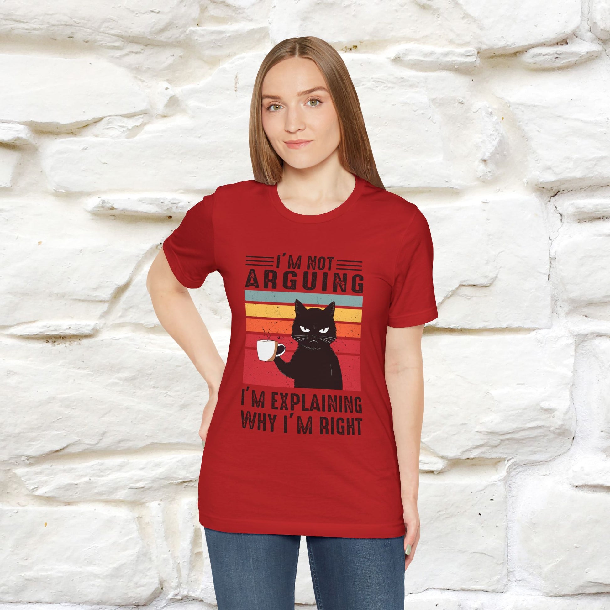 I’m Not Arguing, I’m Explaining Why I’m Right Cat T-Shirt  Nunu&Miao Studio - Nunu&Miao Studio