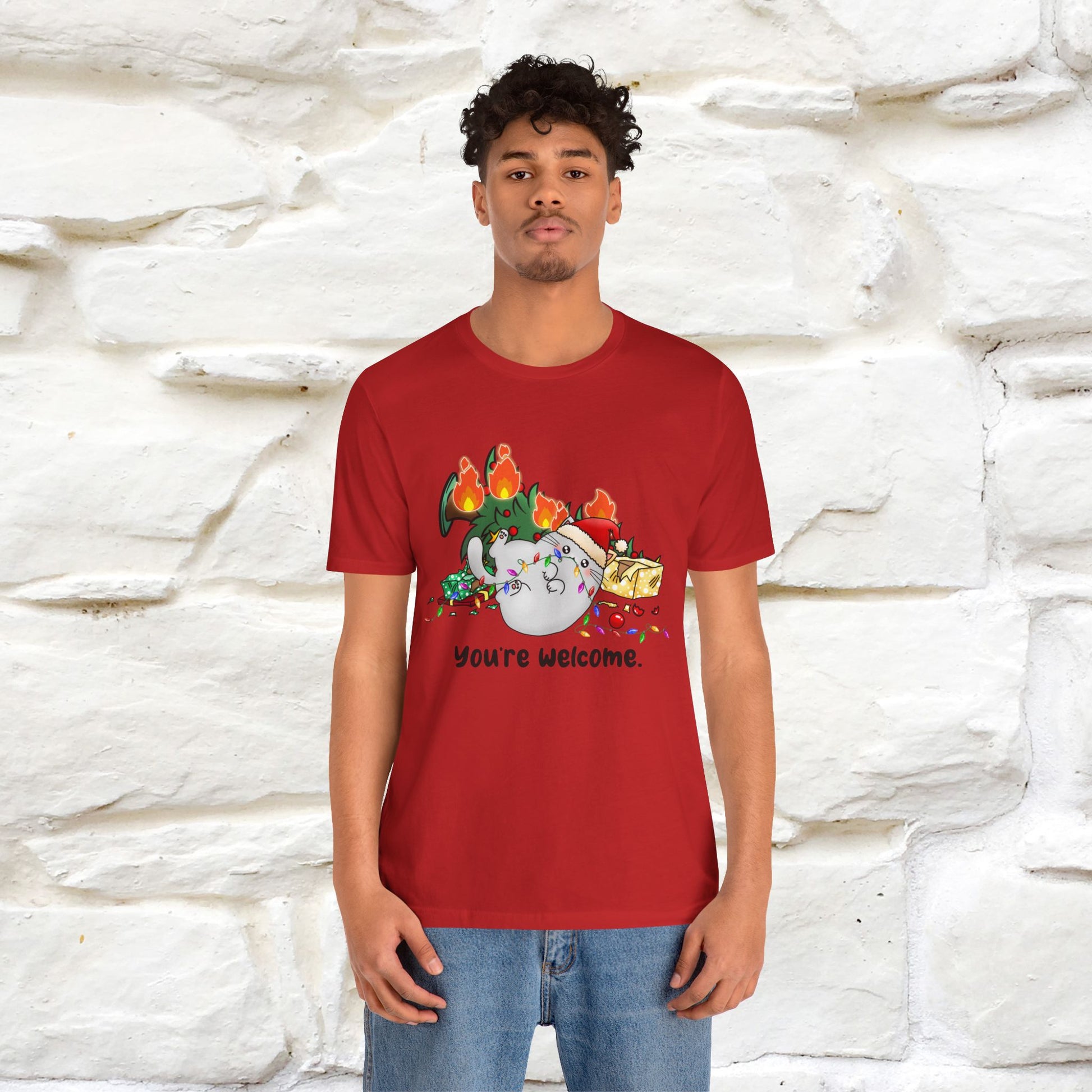 You're Welcome | Sarcastic Cat Christmas Shirt  |Nunu&Miao Studio - Nunu&Miao Studio