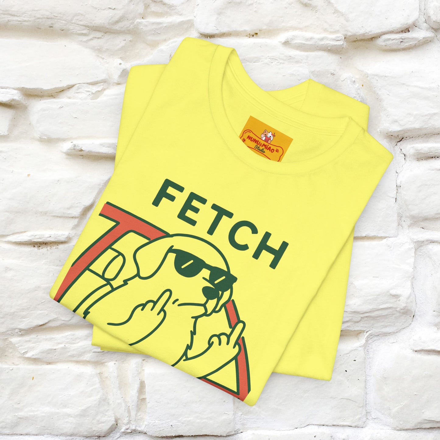 "Fetch This" Funny Dog T-shirt |Nunu&Miao Studio - Nunu&Miao Studio