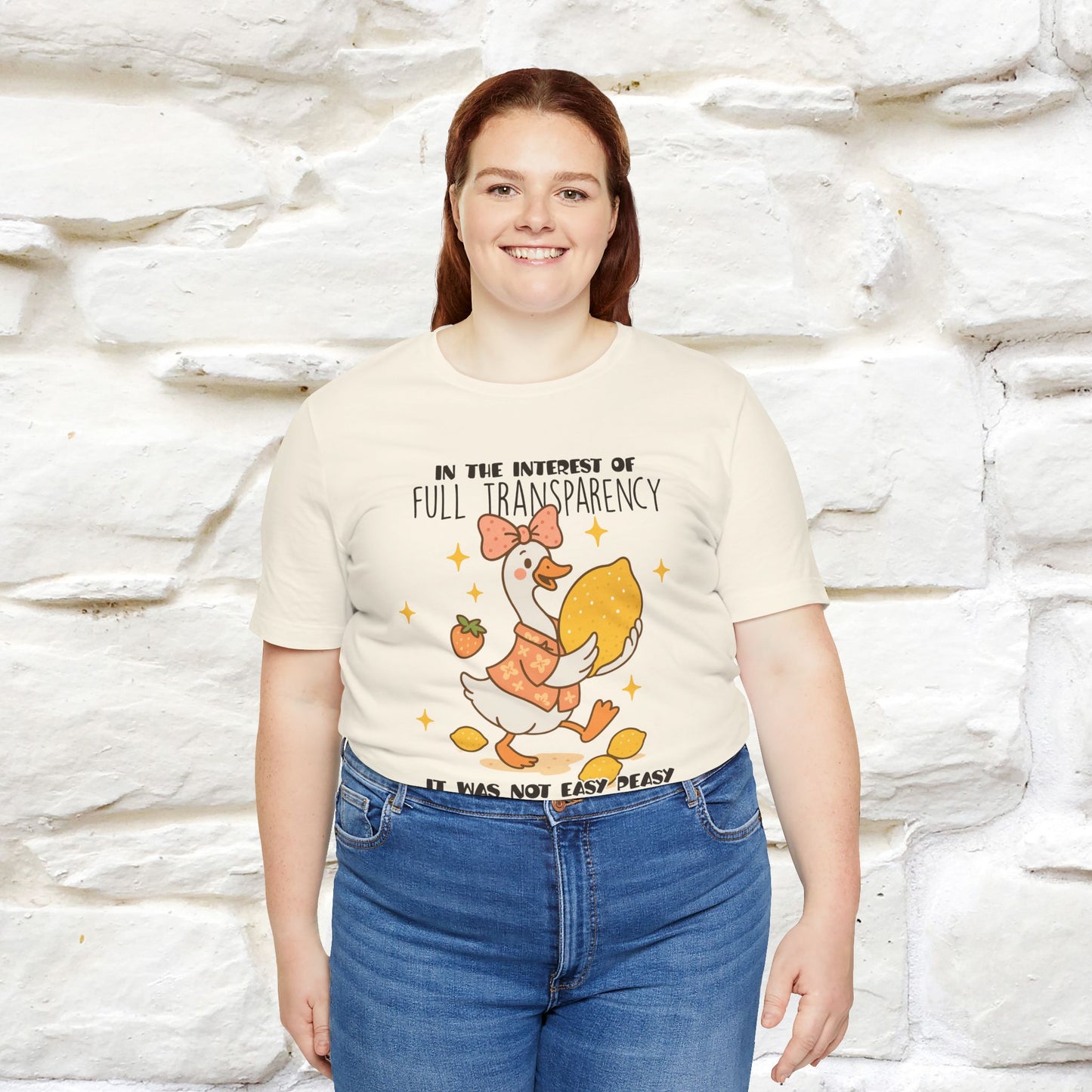 "It Was Not Easy Peasy" Funny T-shirt |Nunu&Miao Studio - Nunu&Miao Studio