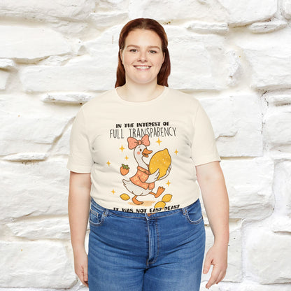 "It Was Not Easy Peasy" Funny T-shirt |Nunu&Miao Studio - Nunu&Miao Studio