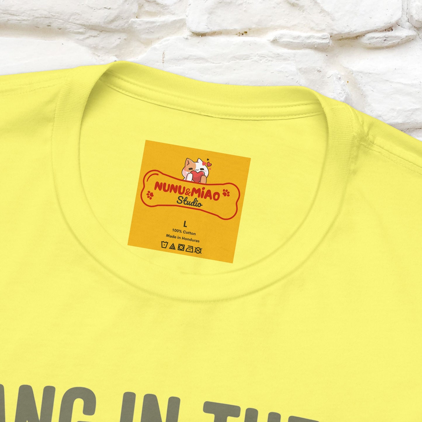 "Hang In There" Funny T-shirt |Nunu&Miao Studio - Nunu&Miao Studio