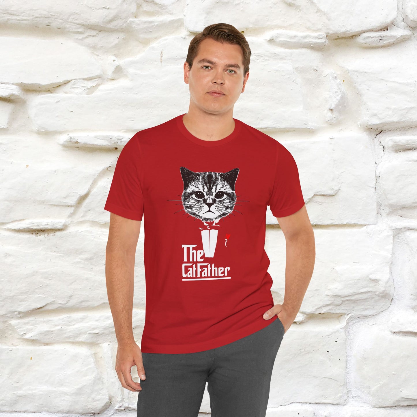 ''The Cat Father T-Shirt''| Iconic Cat Lover Tee | Nunu&Miao Studio - Nunu&Miao Studio