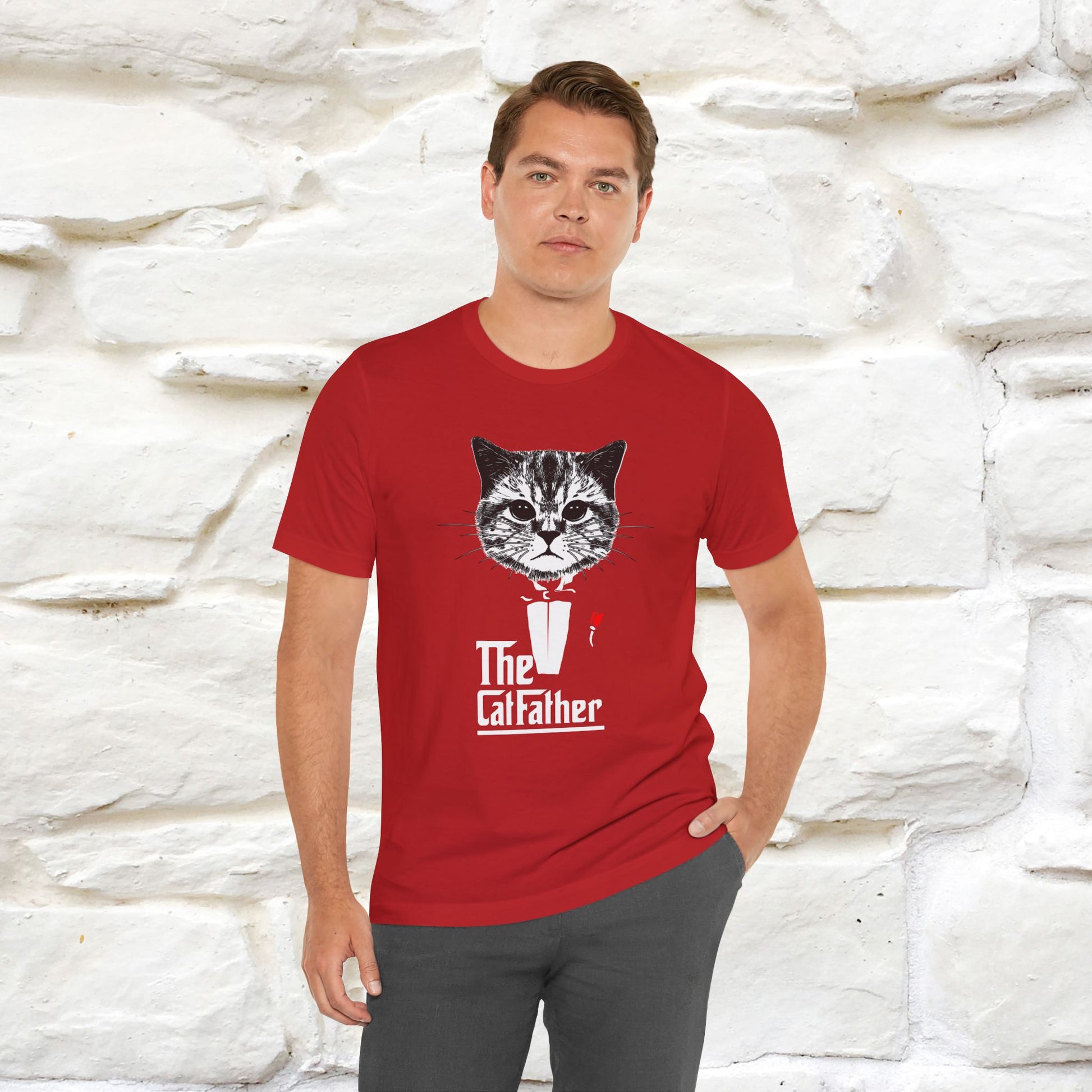 ''The Cat Father T-Shirt''| Iconic Cat Lover Tee | Nunu&Miao Studio - Nunu&Miao Studio