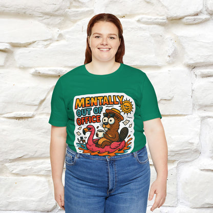 ''Mentally Out Of Office''|  Sarcastic Cat T-Shirt | Nunu&Miao Studio