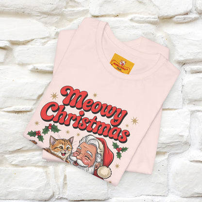 “Meowy Christmas” | Cat T-Shirt | Nunu&Miao Studio