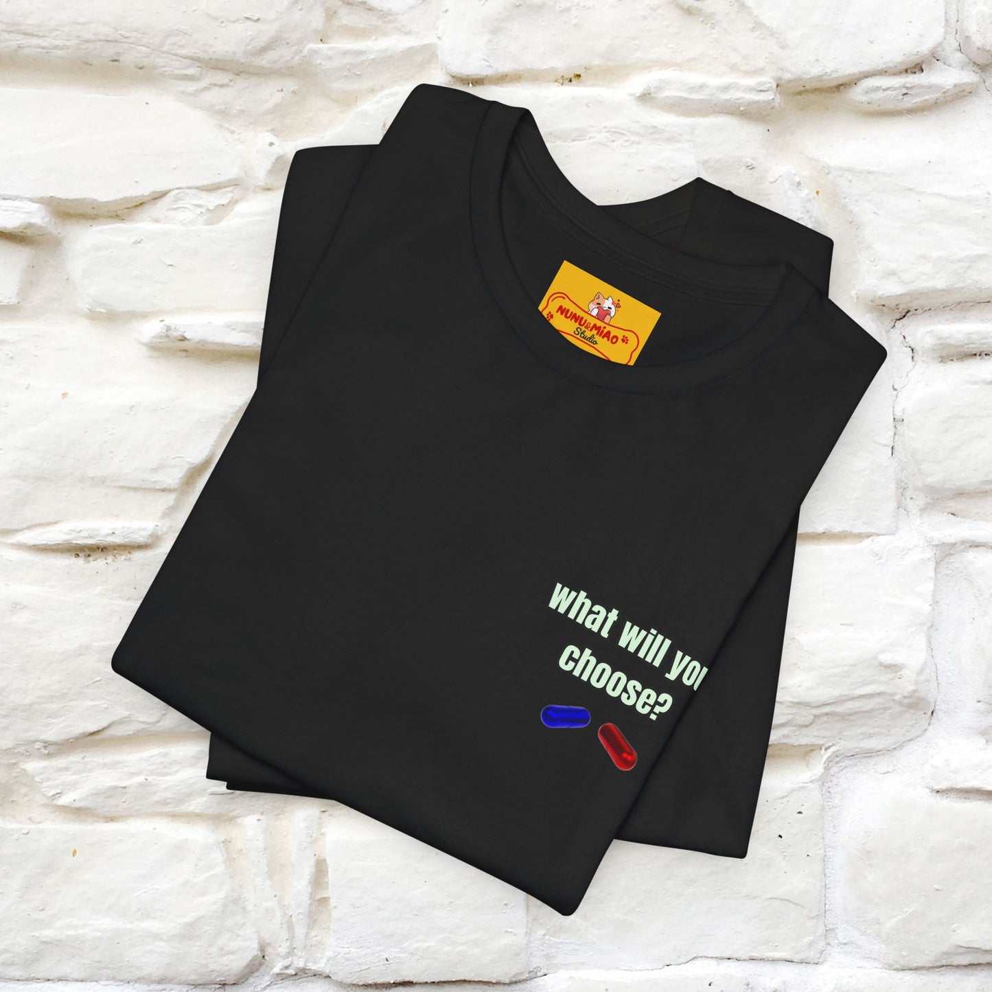 The Catrix: What Will You Choose?  | Cat T-Shirt |Nunu&Miao Studio - Nunu&Miao Studio