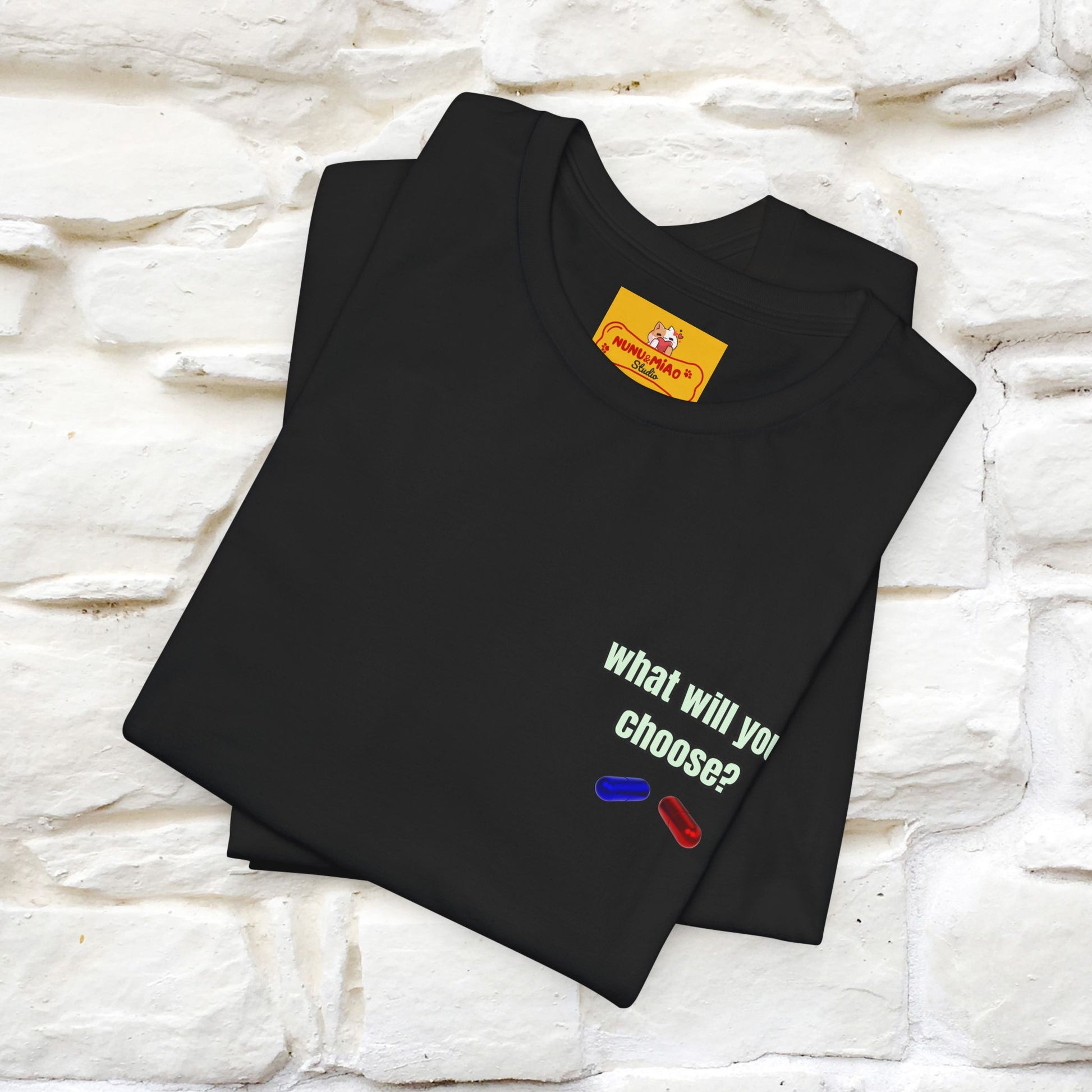 The Catrix: What Will You Choose?  | Cat T-Shirt |Nunu&Miao Studio - Nunu&Miao Studio