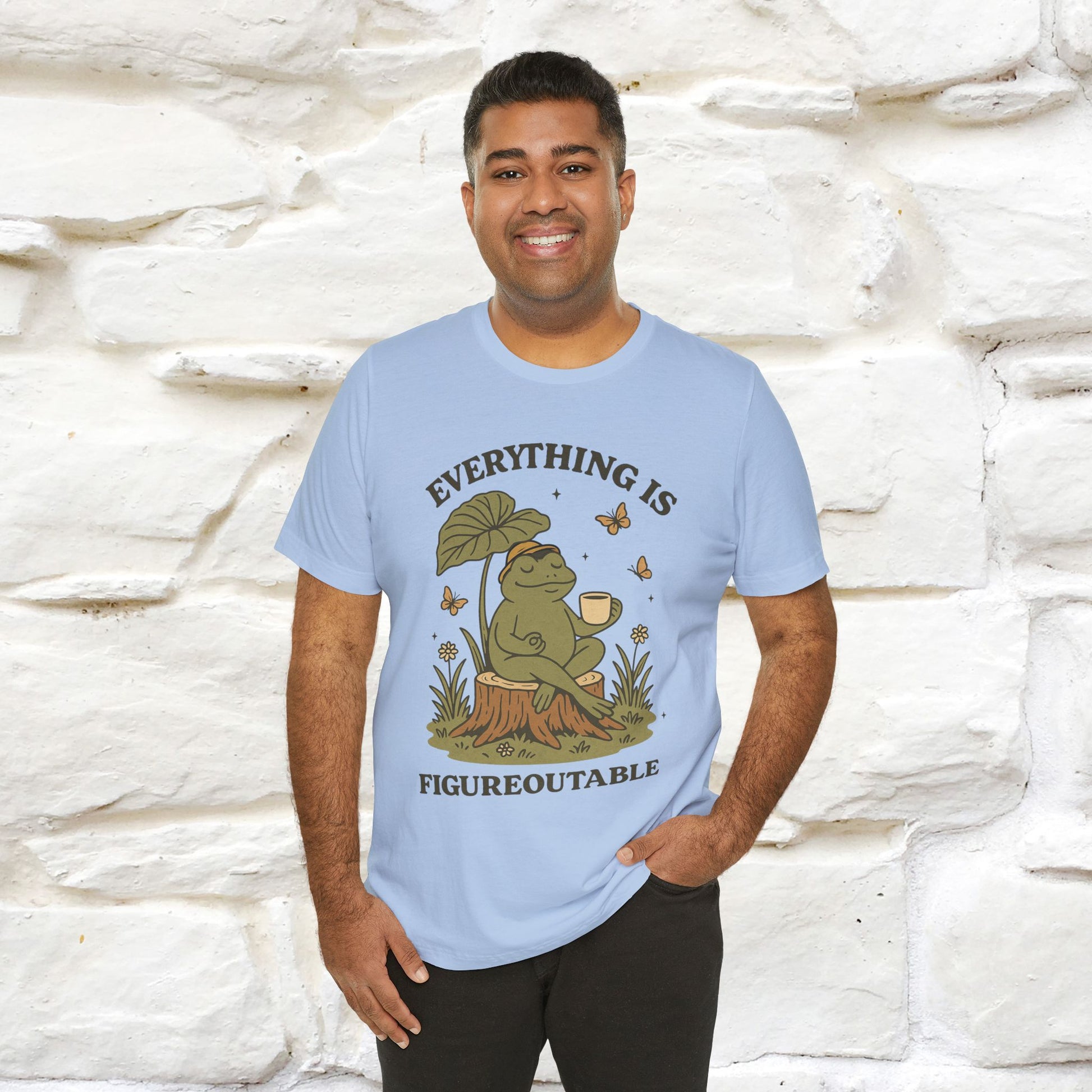 "Everything Is Fugureoutable"| Lifestyle Shirt |Nunu&Miao Studio - Nunu&Miao Studio