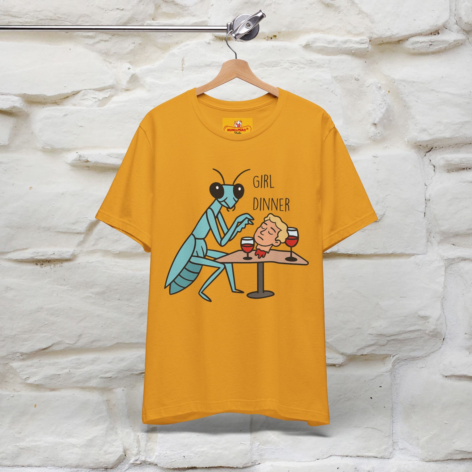 "Girl Dinner" Funny T-shirt |Nunu&Miao Studio - Nunu&Miao Studio