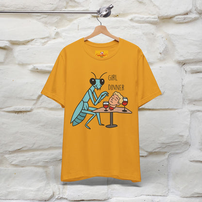 "Girl Dinner" Funny T-shirt |Nunu&Miao Studio - Nunu&Miao Studio
