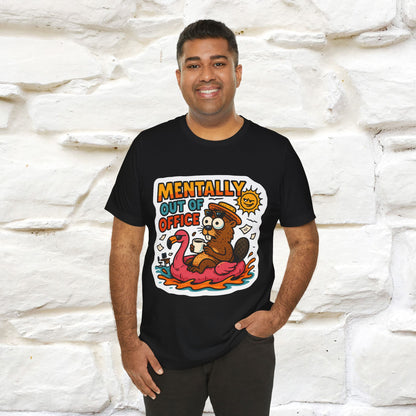 ''Mentally Out Of Office''|  Sarcastic Cat T-Shirt | Nunu&Miao Studio