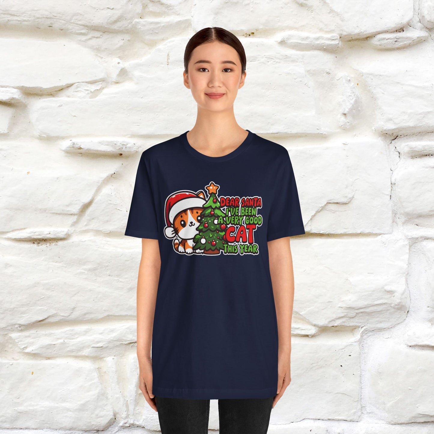 “Dear Santa, I'v Been a Very Good Cat..” | Cat T-Shirt | Nunu&Miao Studio