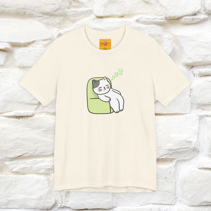 "Keep going… the couch isn’t going to nap on itself." Cat T-Shirt| Front & Back Design | Nunu&Miao Studio - Nunu&Miao Studio