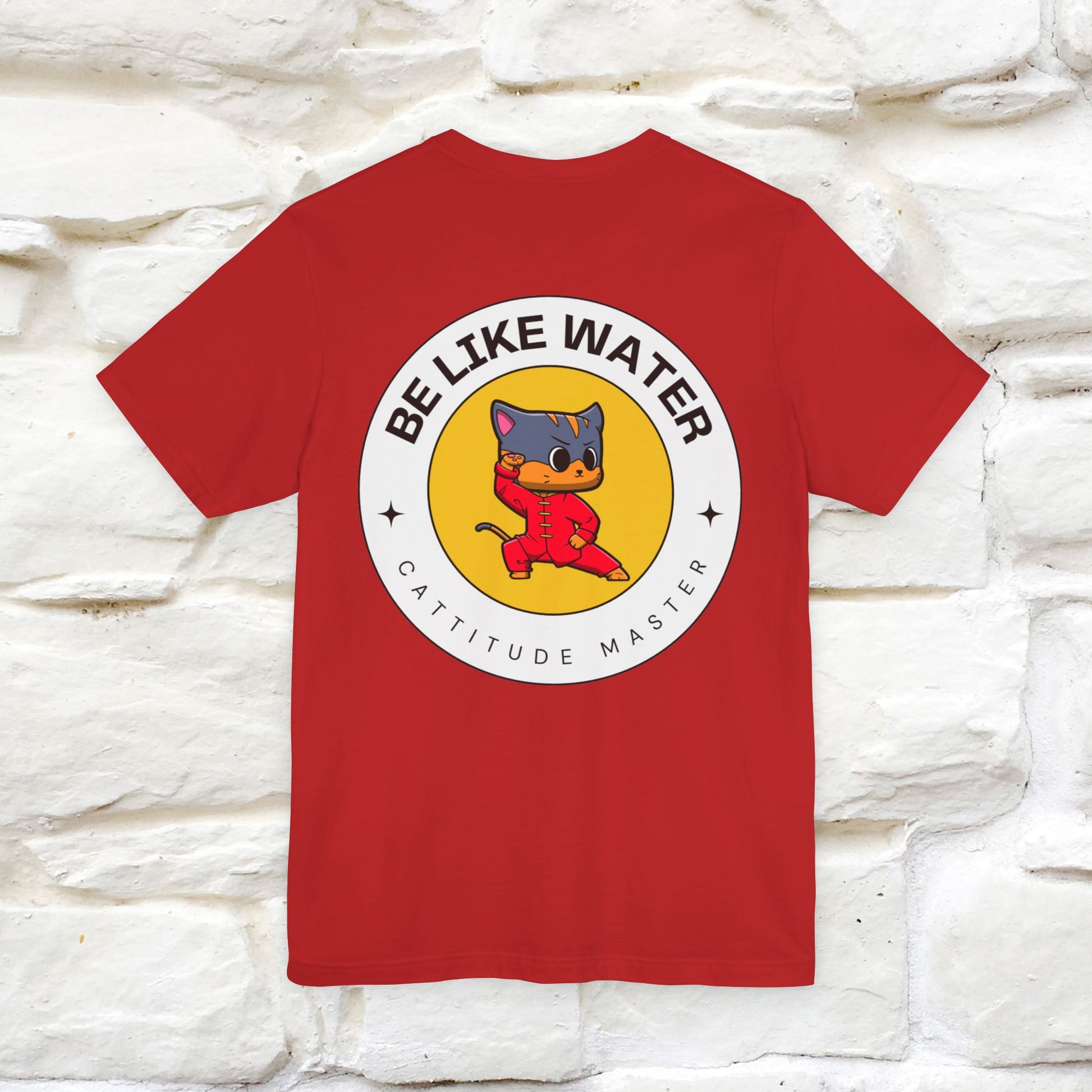 "Be Like Water: Cattitude Master | Cat T-Shirt |Nunu&Miao Studio - Nunu&Miao Studio