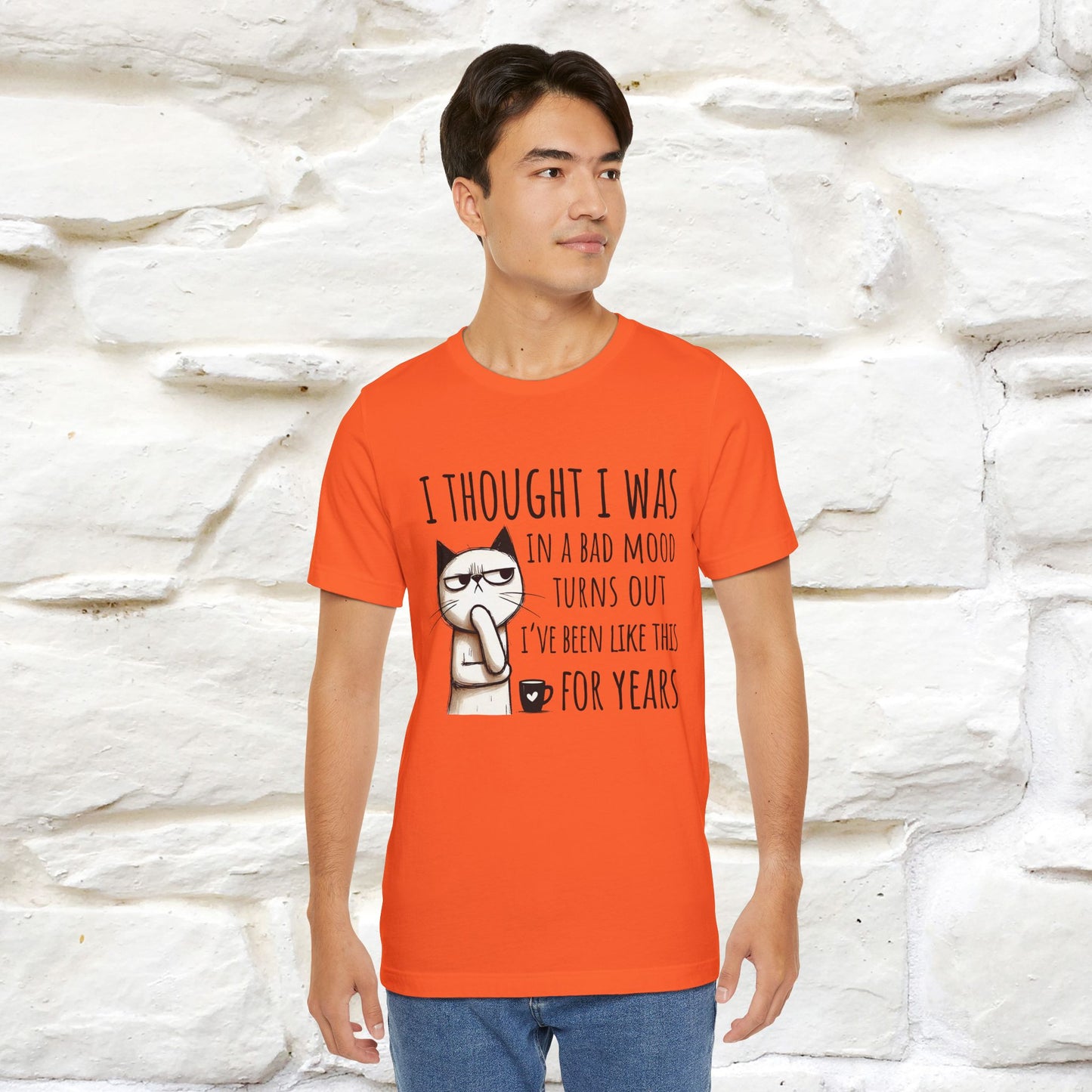 "I Thought I was In A Bad Mood.. " Cat  T-shirt |Nunu&Miao Studio - Nunu&Miao Studio