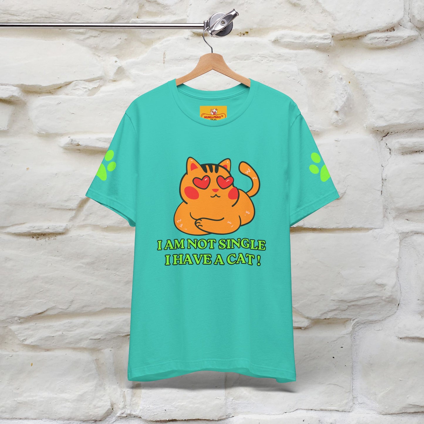 ''I’m Not Single, I Have a Cat'' |Cat Shirt | Nunu&Miao Studio - Nunu&Miao Studio