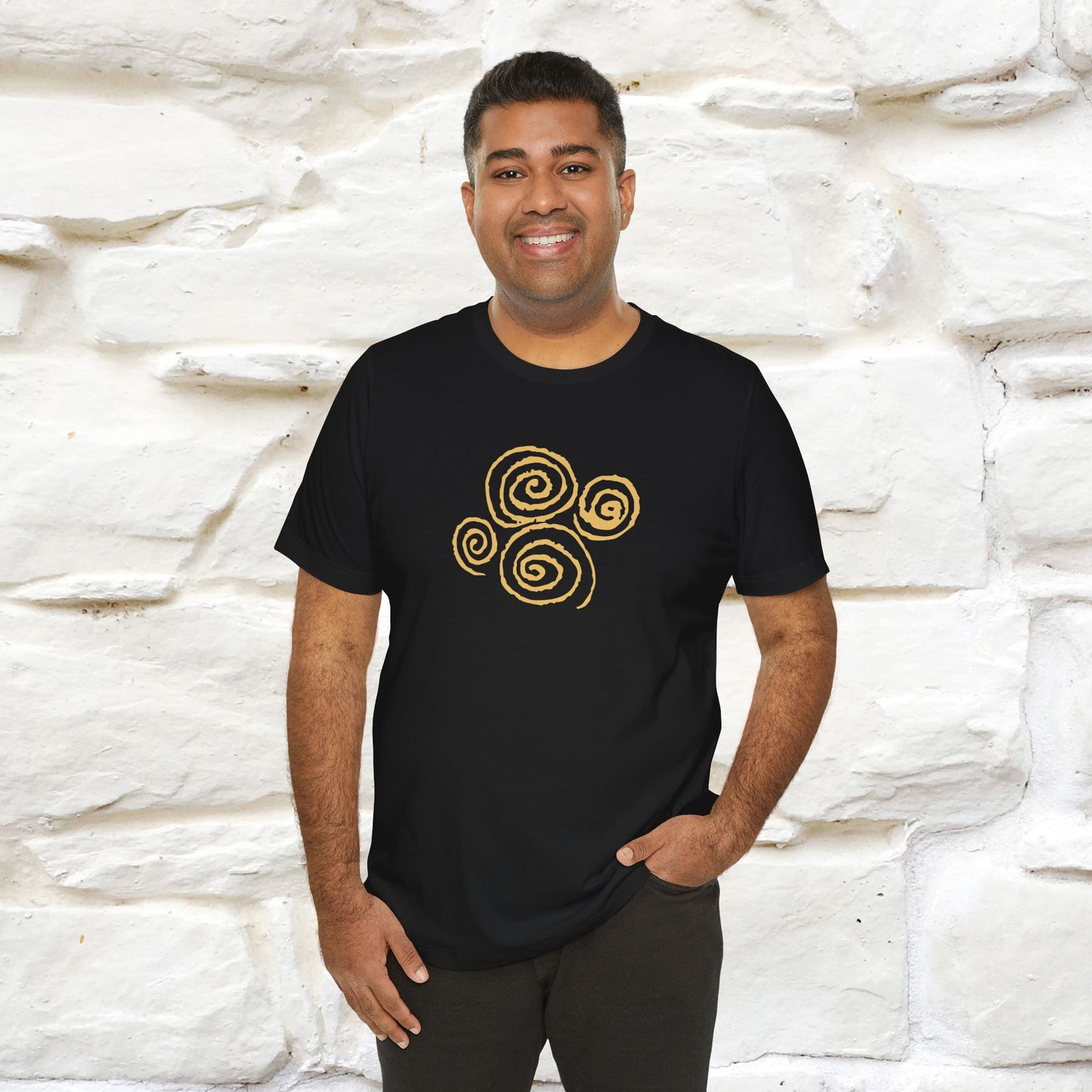 "Mandala Cat'' Cat T-Shirt Front and Back Design | Nunu&Miao Studio - Nunu&Miao Studio