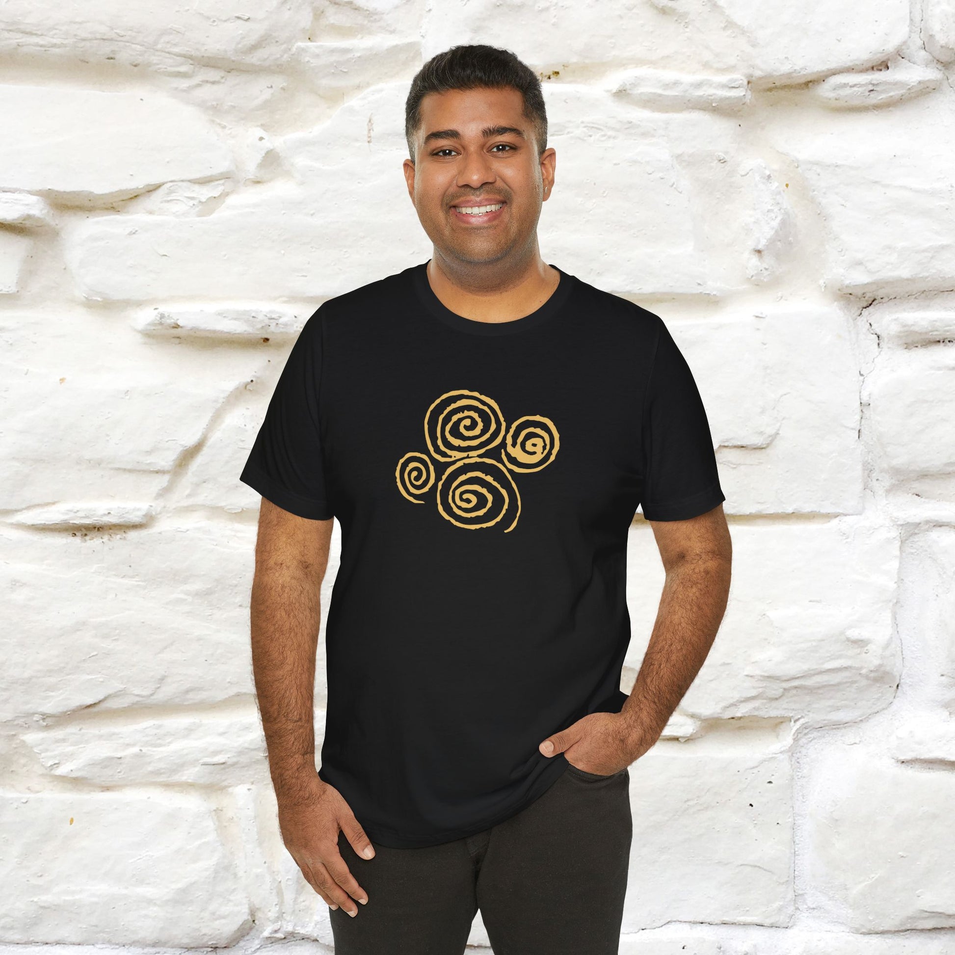 "Mandala Cat'' Cat T-Shirt Front and Back Design | Nunu&Miao Studio - Nunu&Miao Studio