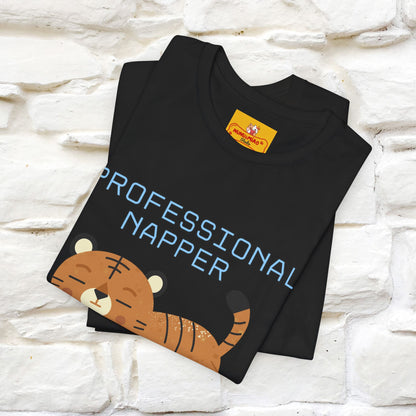 ''Professional napper since birth.''| CatT-Shirt | Nunu&Miao Studio - Nunu&Miao Studio