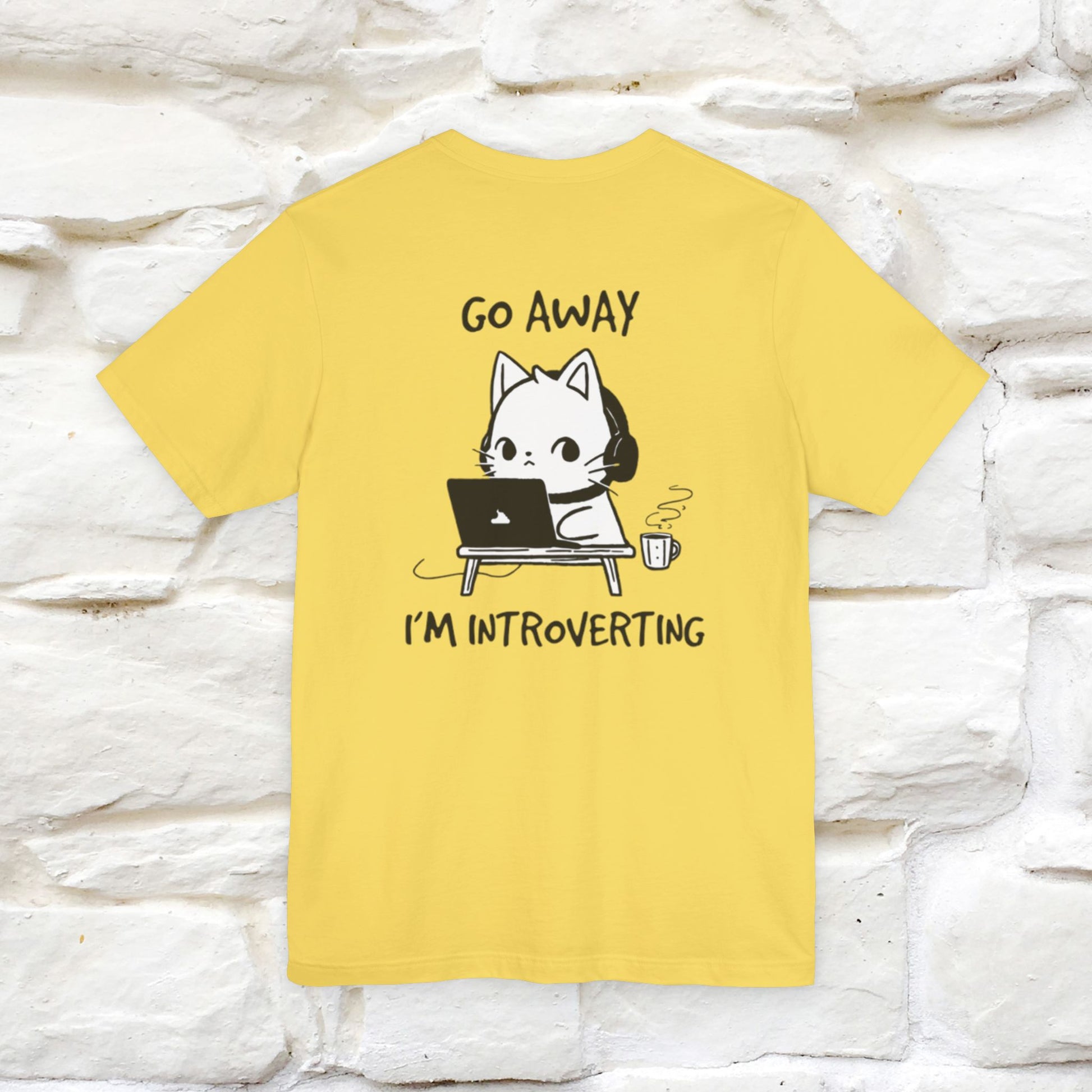 ''Go Away, I’m Introverting'' Cat T-Shirt | Nunu & Miao Studio - Nunu&Miao Studio