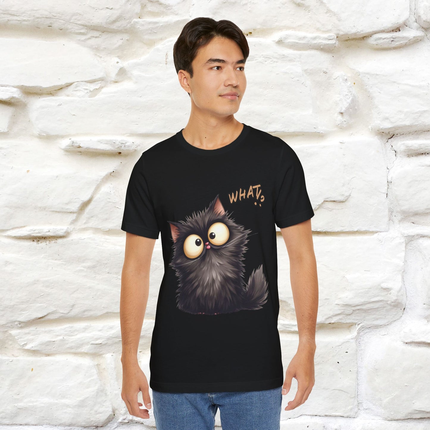 ''What ?'' | Cat T-Shirt  | Nunu&Miao Studio - Nunu&Miao Studio