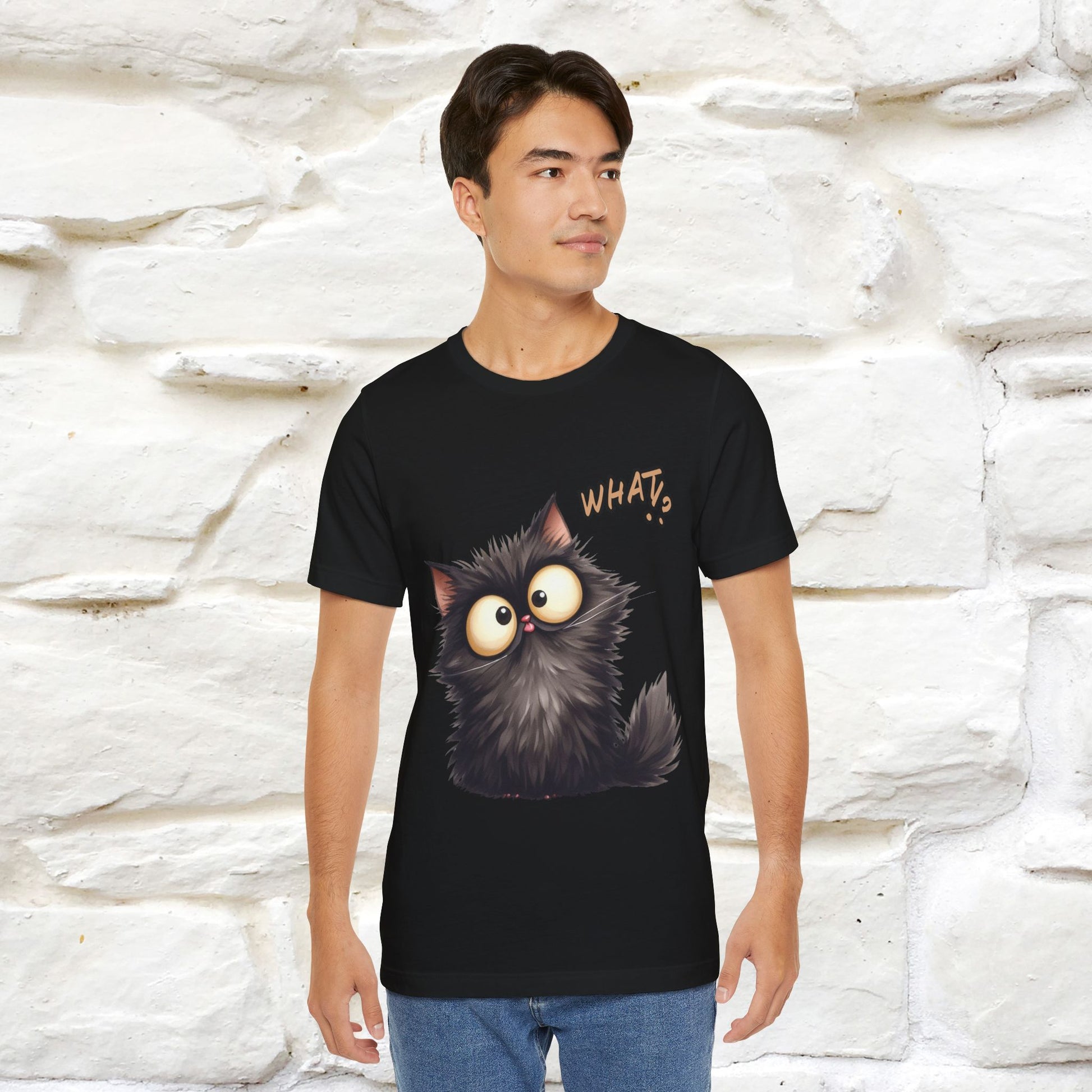 ''What ?'' | Cat T-Shirt  | Nunu&Miao Studio - Nunu&Miao Studio