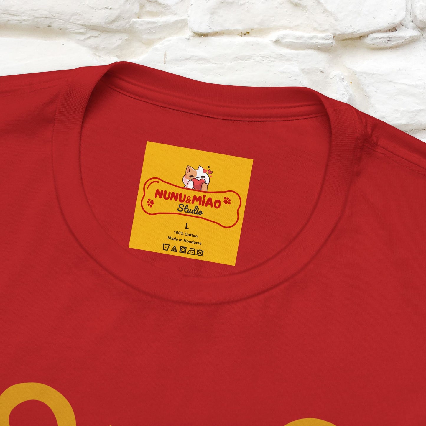 ''Power'' | Cat T-Shirt Front and Back Design | Nunu&Miao Studio - Nunu&Miao Studio