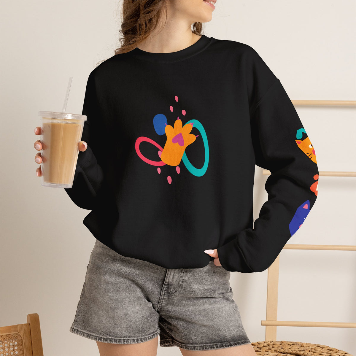''Catnaval'' |Cat Sweatshirt | Nunu&Miao Studio