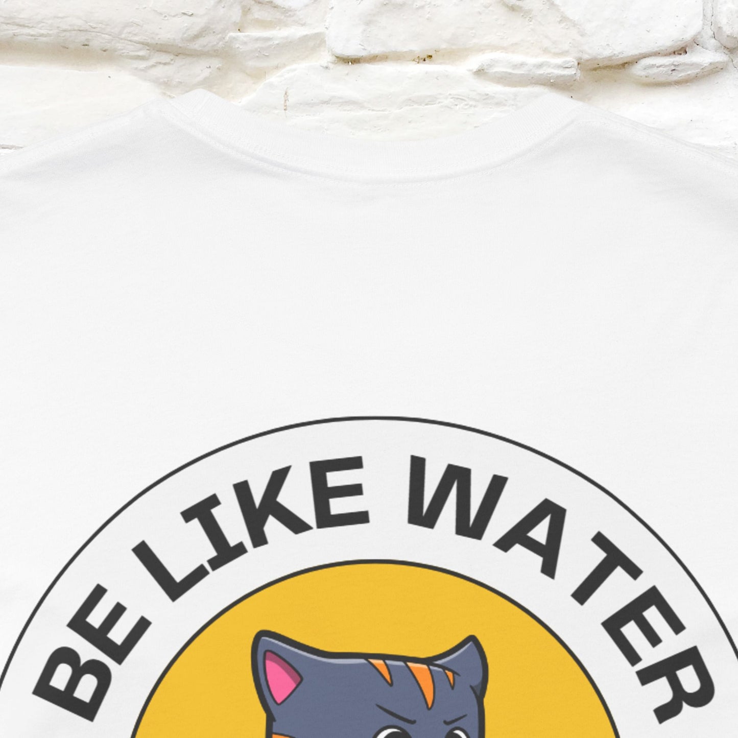 "Be Like Water: Cattitude Master | Cat T-Shirt |Nunu&Miao Studio - Nunu&Miao Studio