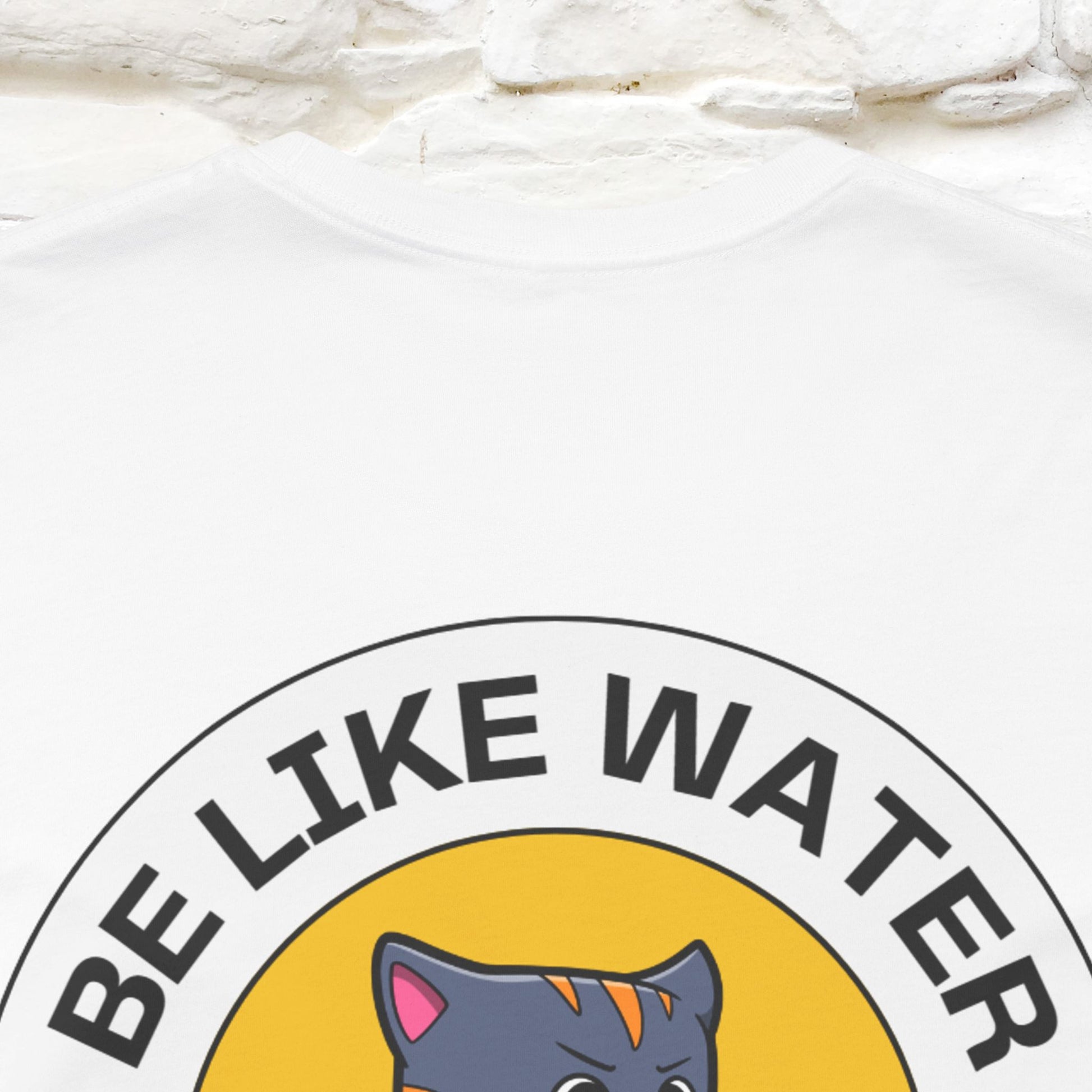 "Be Like Water: Cattitude Master | Cat T-Shirt |Nunu&Miao Studio - Nunu&Miao Studio