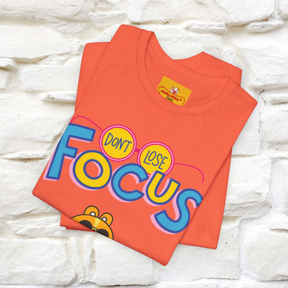 ''Don’t Lose Focus'' Cat T-Shirt | Nunu&Miao Studio - Nunu&Miao Studio