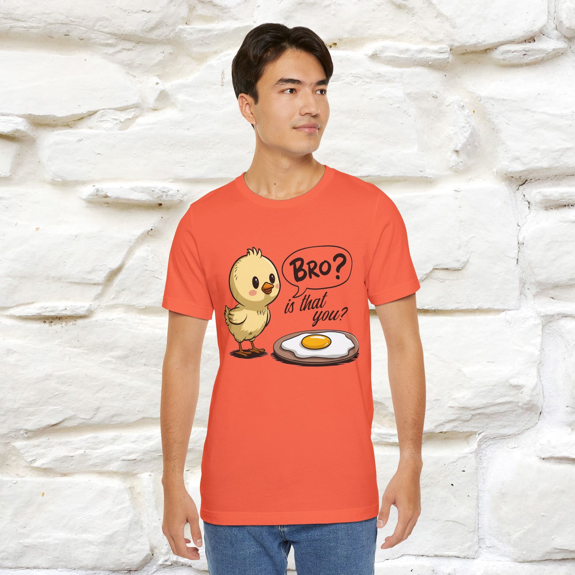 "Bro Is That You?" Funny Chicken T-shirt |Nunu&Miao Studio - Nunu&Miao Studio