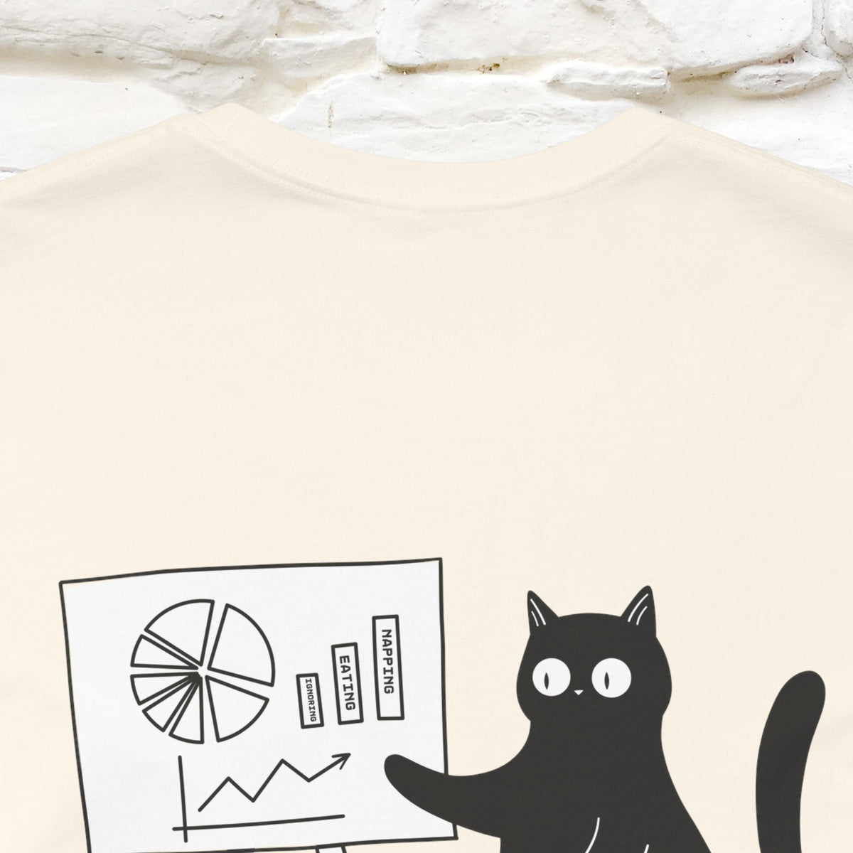 “Trust me, I’m statistically significant.”|  Cat T-Shirt | Front & Back Design | Nunu&Miao Studio