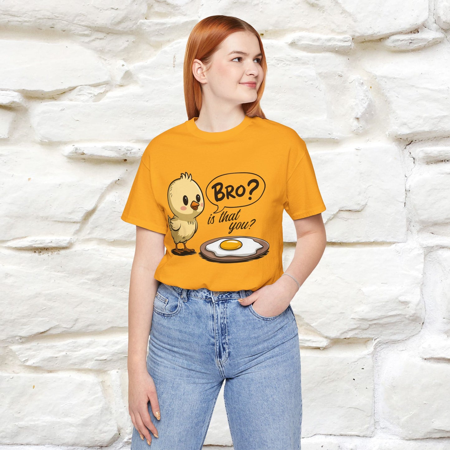 "Bro Is That You?" Funny Chicken T-shirt |Nunu&Miao Studio - Nunu&Miao Studio