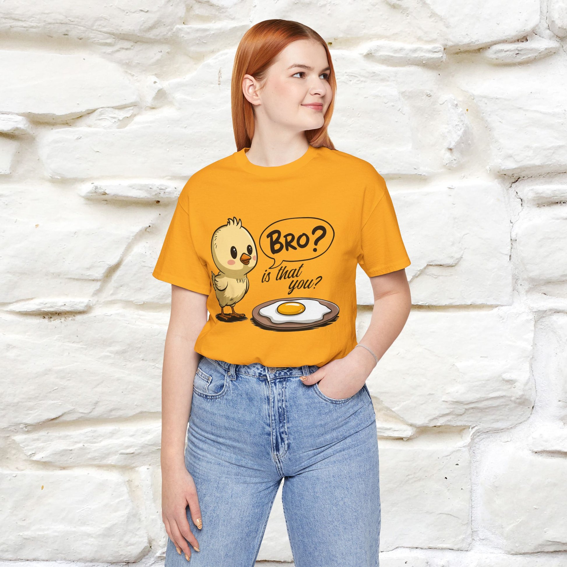 "Bro Is That You?" Funny Chicken T-shirt |Nunu&Miao Studio - Nunu&Miao Studio