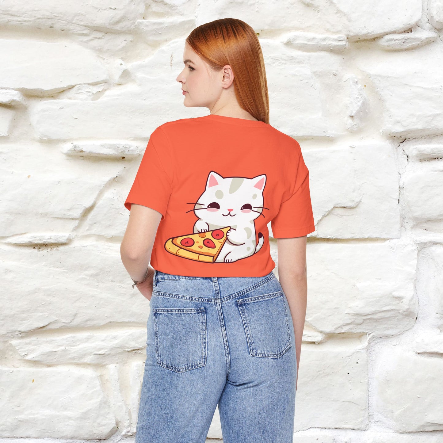 "I Love Pizza"| Cat T-shirt | Nunu&Miao Studio - Nunu&Miao Studio