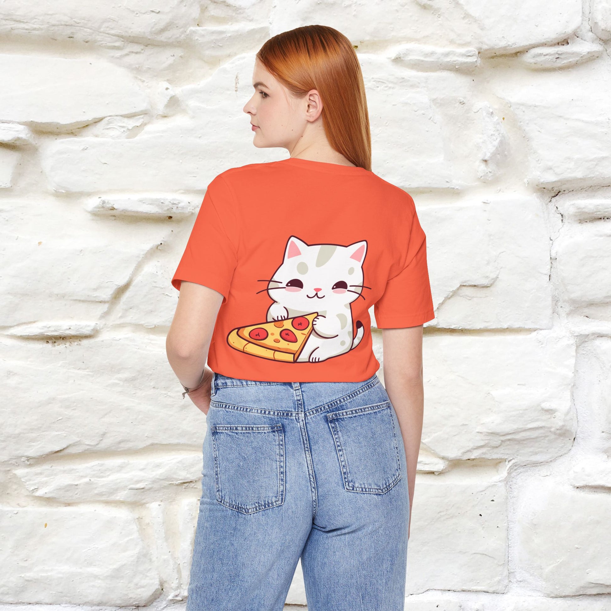 "I Love Pizza"| Cat T-shirt | Nunu&Miao Studio - Nunu&Miao Studio