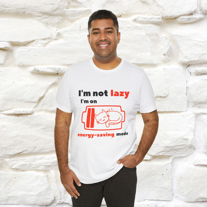 ''I am Not Lazy...'' Cat T-Shirt | Nunu&Miao Studio - Nunu&Miao Studio