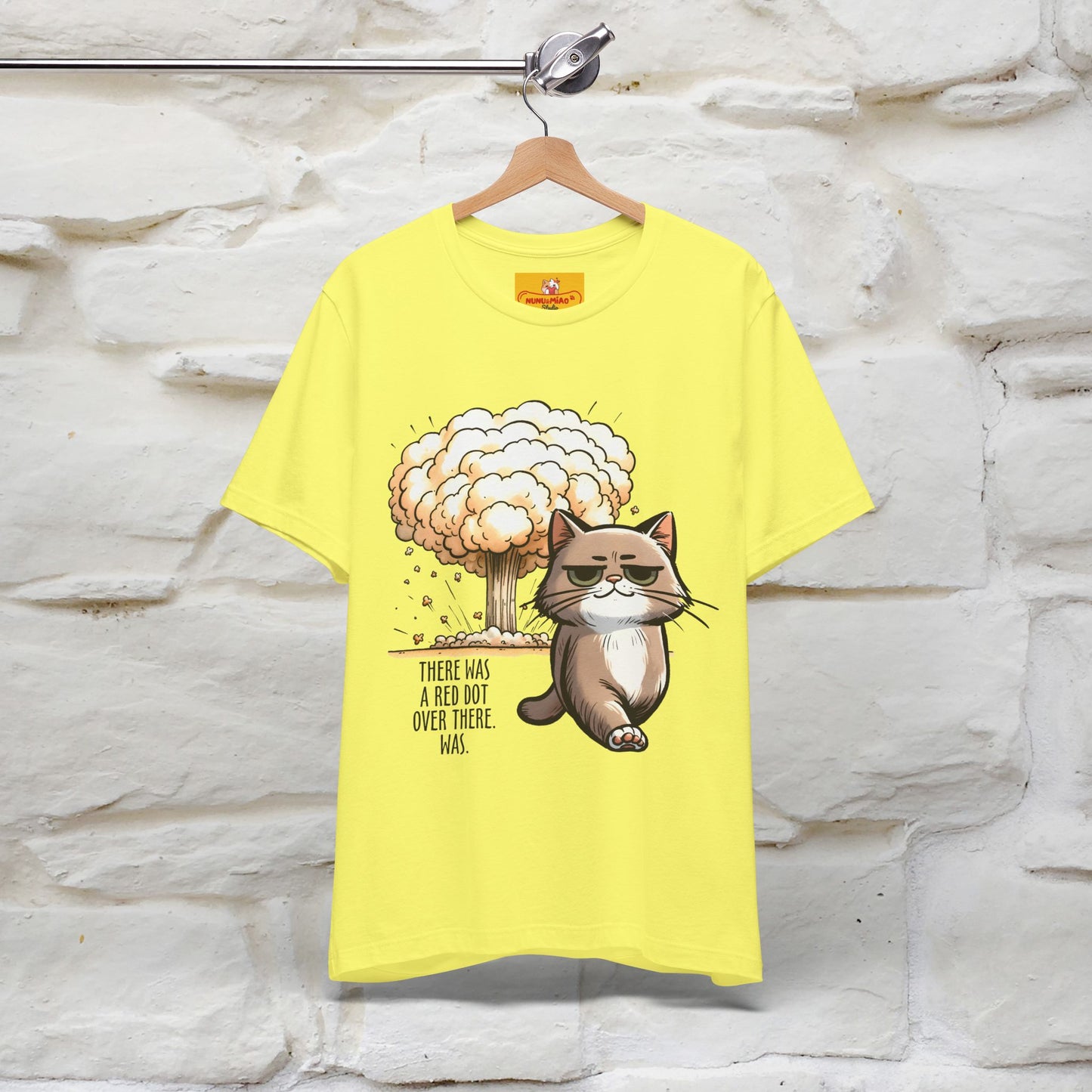 ''The Red Dot Chase'' Funny Cat T-Shirt | Nunu&Miao Studio - Nunu&Miao Studio