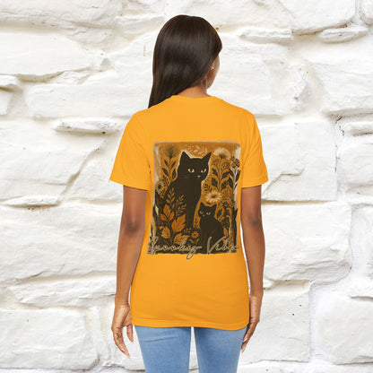 "Spooky Vibes" Cat T-shirt |Nunu&Miao Studio - Nunu&Miao Studio