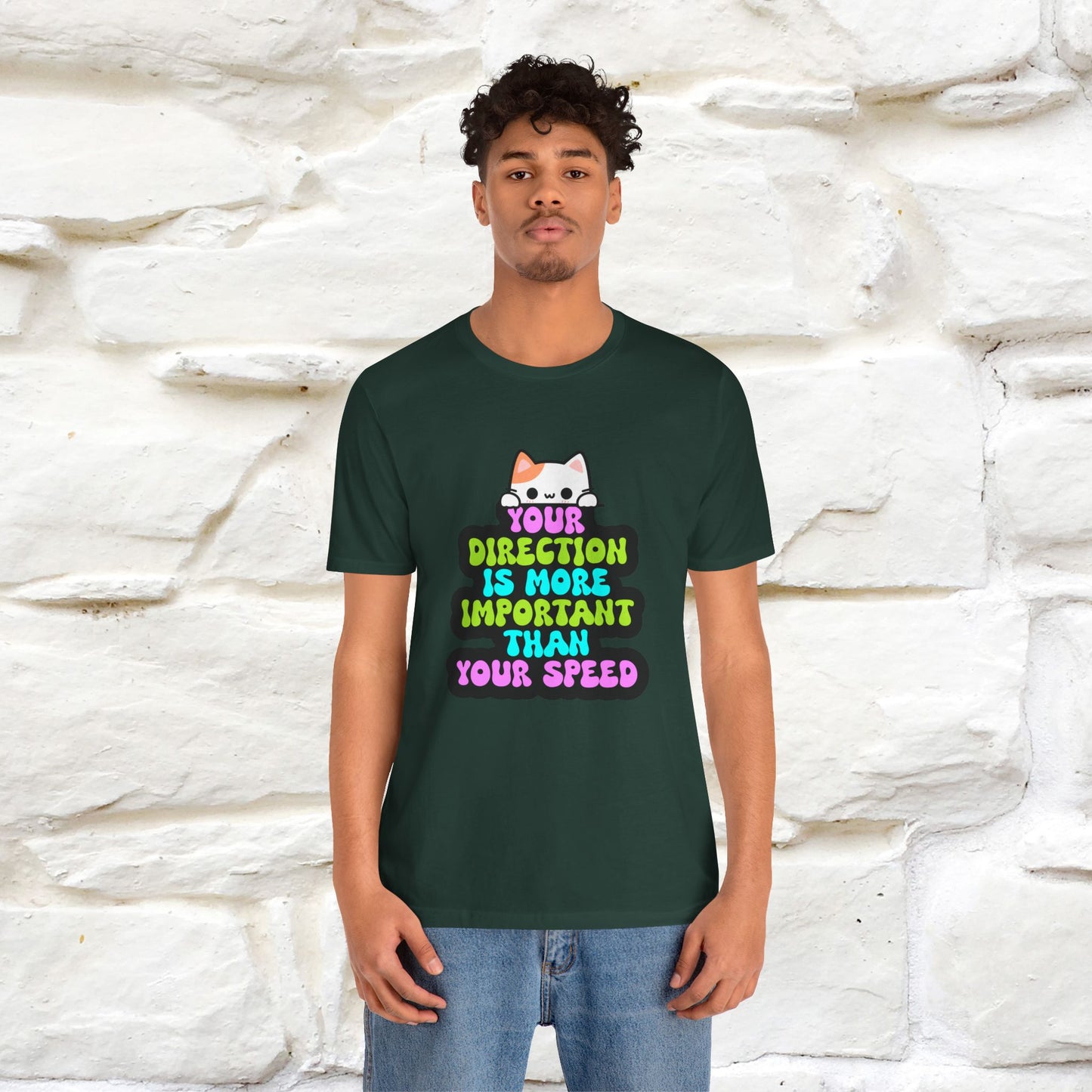 "Your Direction Is More ..." |  Cat T-shirt | Nunu&Miao Studio - Nunu&Miao Studio