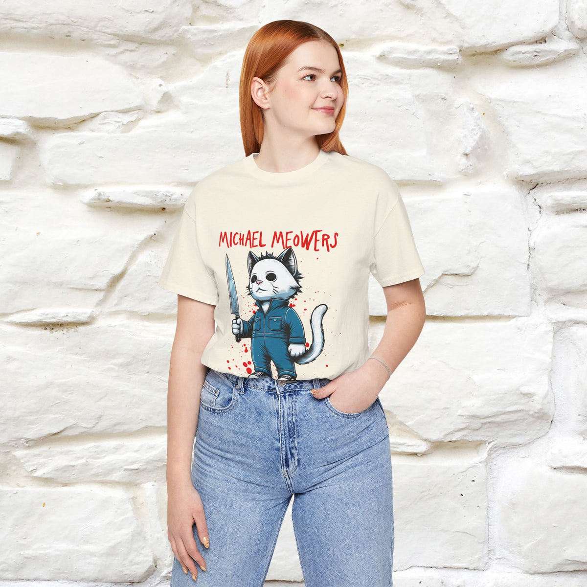 ''Michael Meowers'' Cat T-Shirt |  | Nunu&Miao Studio