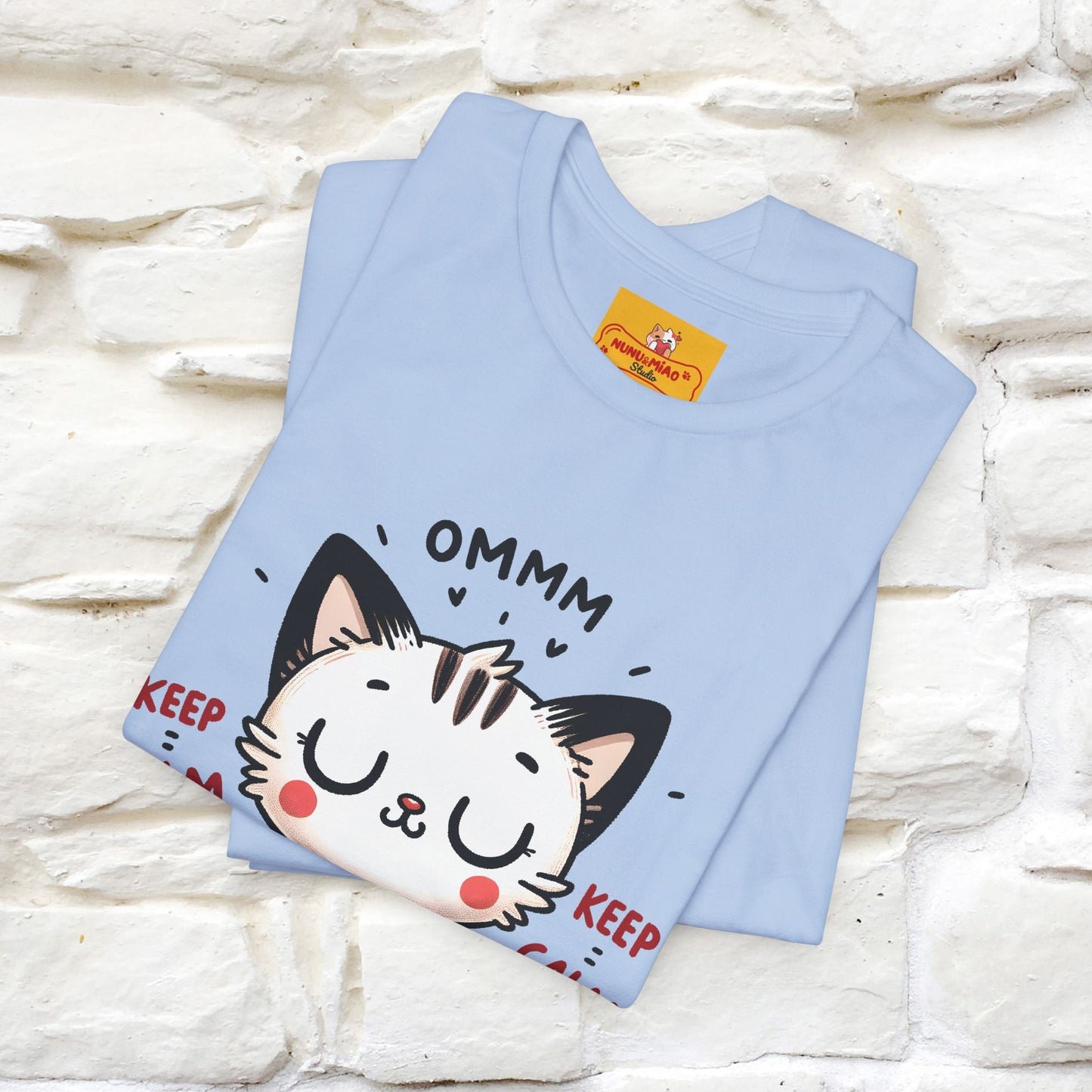 Ommm, Keep Calm | Relaxed Cat Shirt for Men & Women | 100% Cotton* - Nunu&Miao Studio