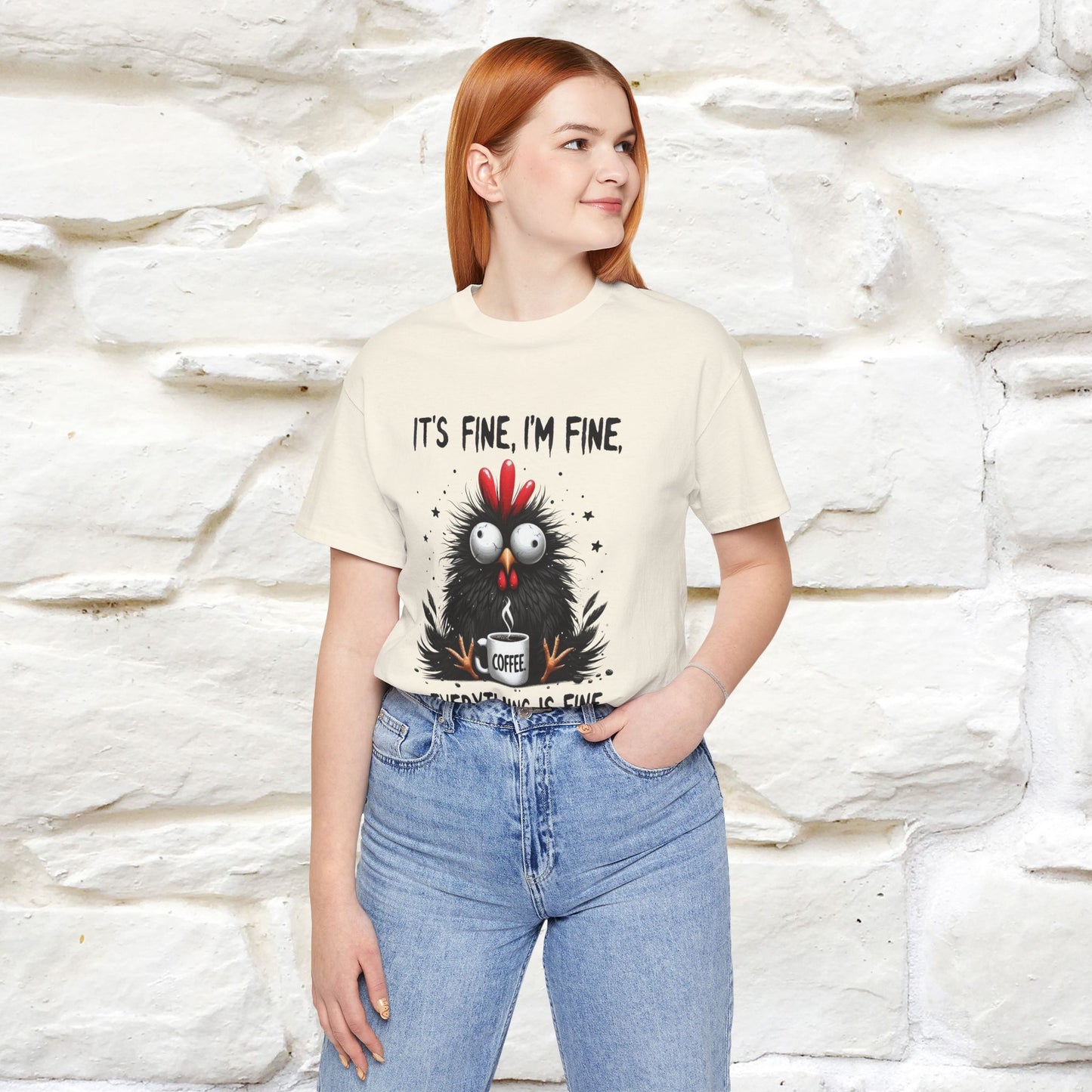 "Everything Is Fine" |Funny T-Shirt | Nunu&Miao Studio - Nunu&Miao Studio