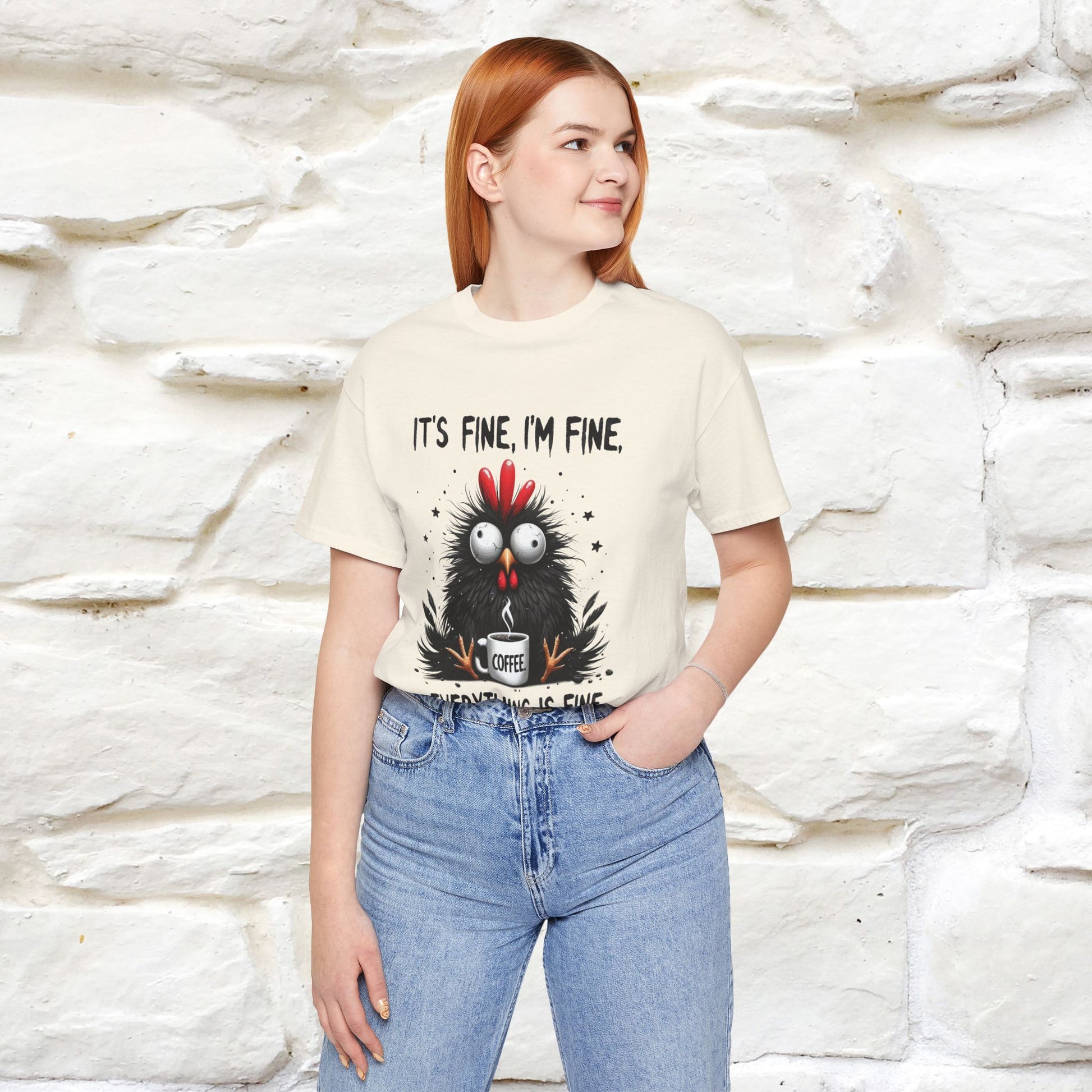 "Everything Is Fine" |Funny T-Shirt | Nunu&Miao Studio - Nunu&Miao Studio