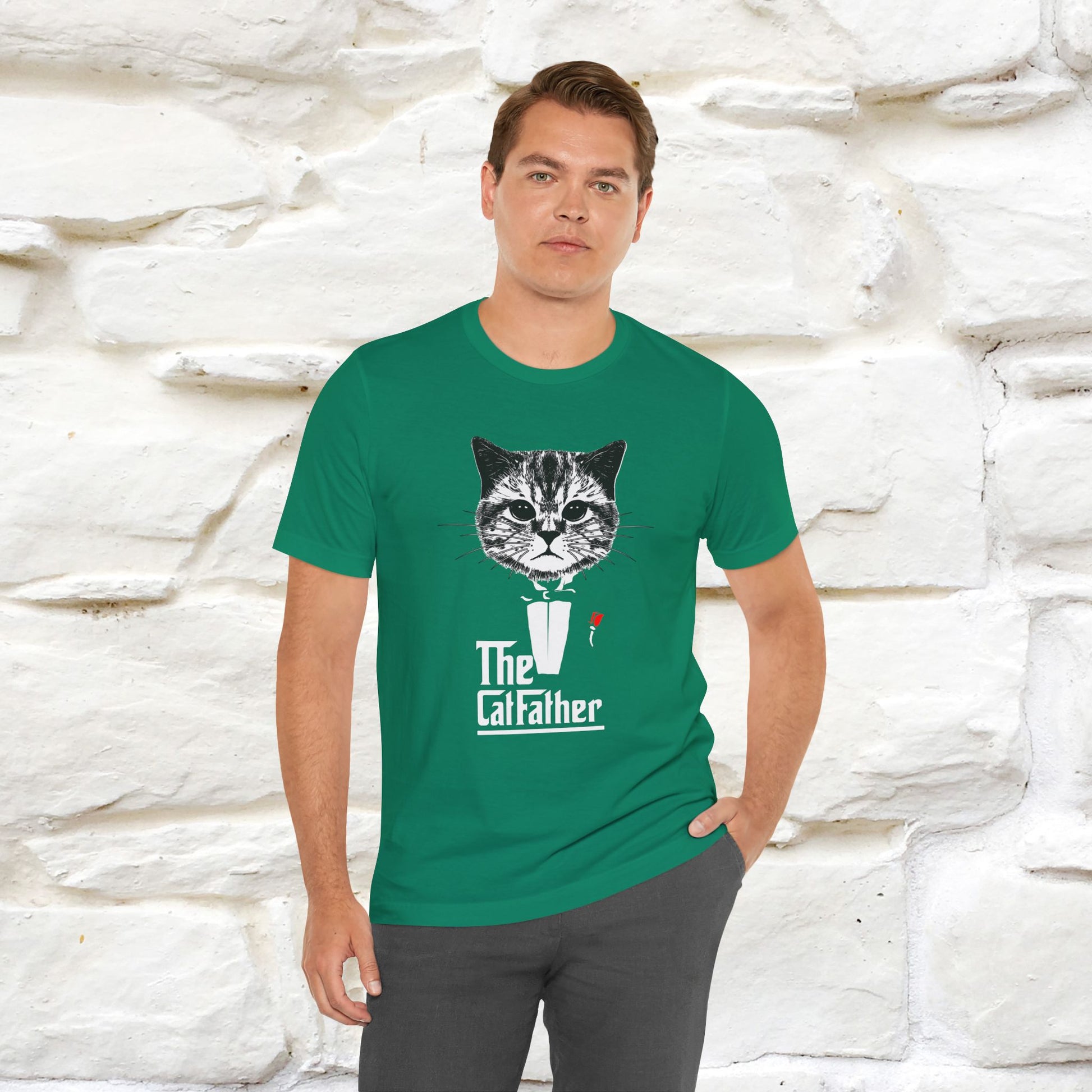 ''The Cat Father T-Shirt''| Iconic Cat Lover Tee | Nunu&Miao Studio - Nunu&Miao Studio